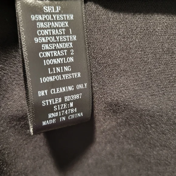 NWT Anthropologie/ Blithe LA Maxi Black Wedding Formal Embellish Dress Sz Medium - Picture 11 of 15